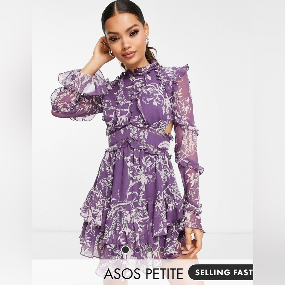 ASOS Frill Mini Dress